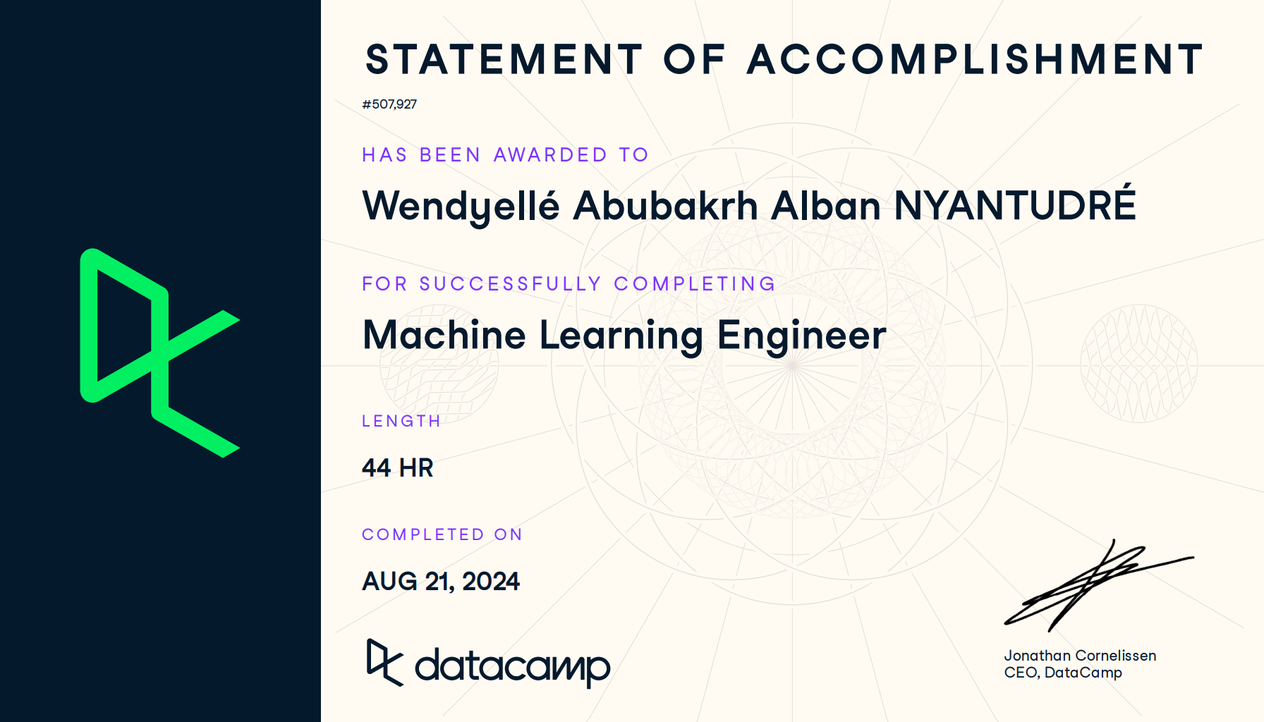 Machine Learning Engineer 