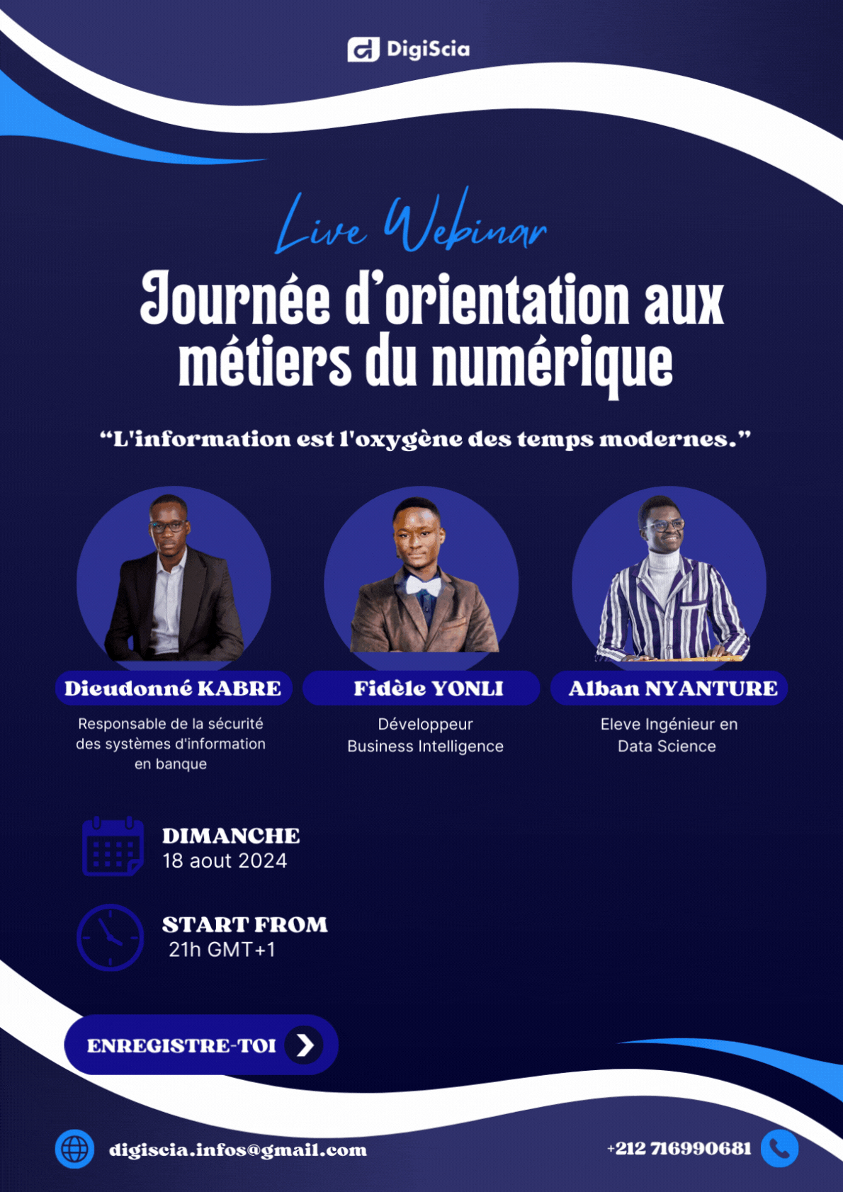 Journée d’Orientation aux Métiers du Numérique 